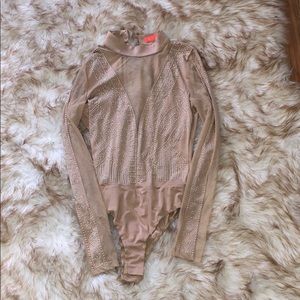 Super sexy studded mesh body suit